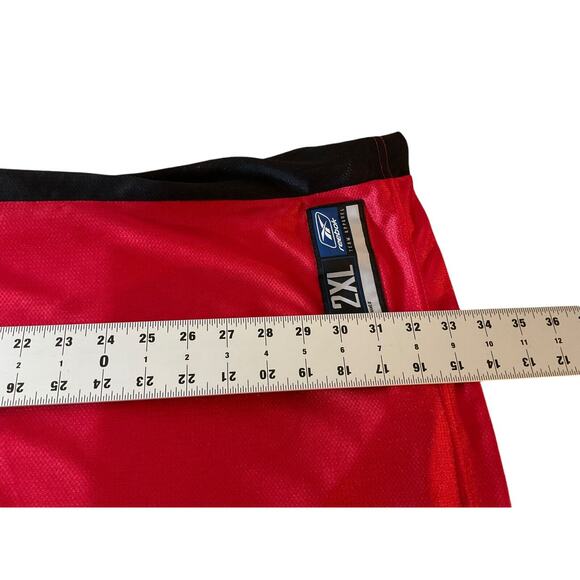 Reebok Miami Heat Mens 2XL Shaquille O'Neal 32 Red Jersey NBA Black Team Apparel - Picture 6 of 12